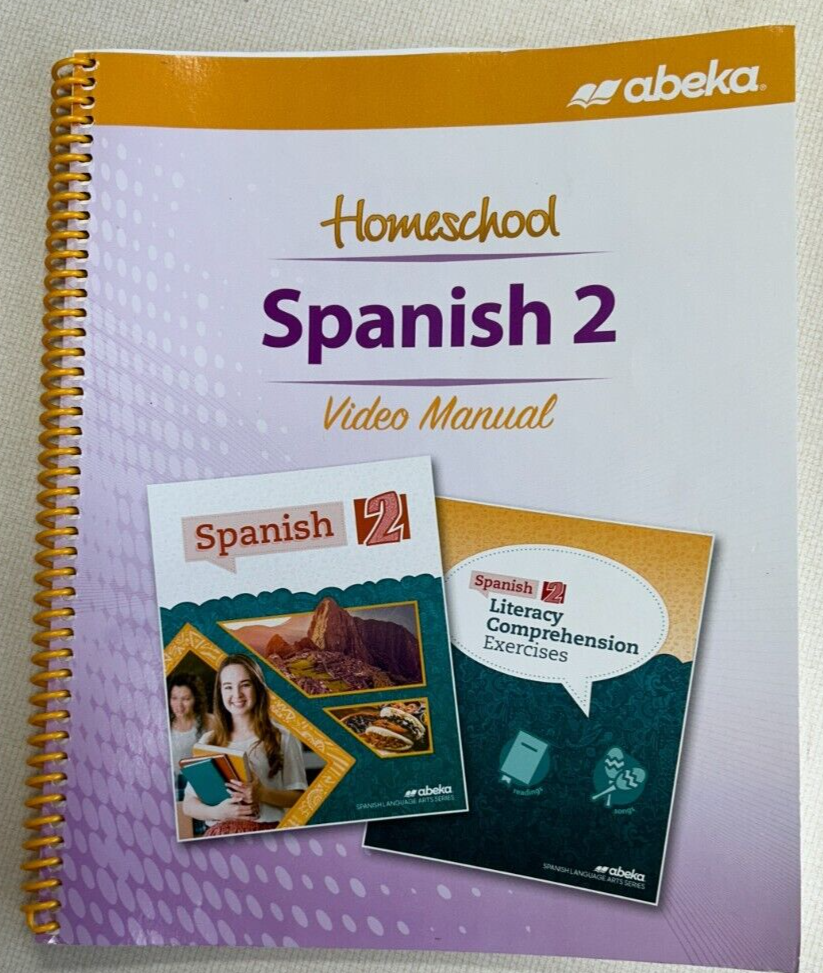 Abeka Homeschool Spanish 2 Video Manual, 2022