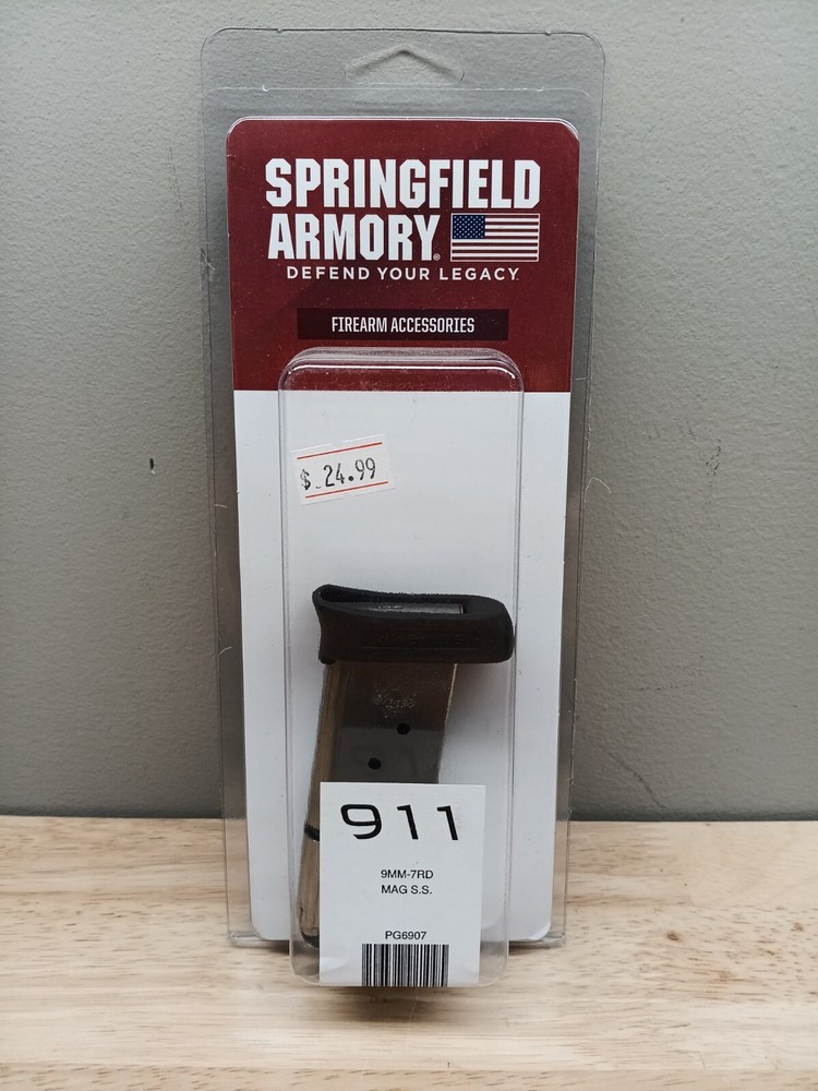 Springfield Armory 911 9mm 7 Round Magazine Stainless PG6907