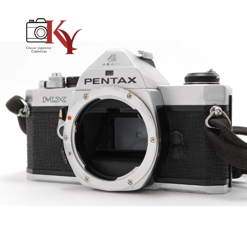 Read[NEAR MINT /Strap] Pentax MX 35mm SLR Film Camera Silver From JAPAN