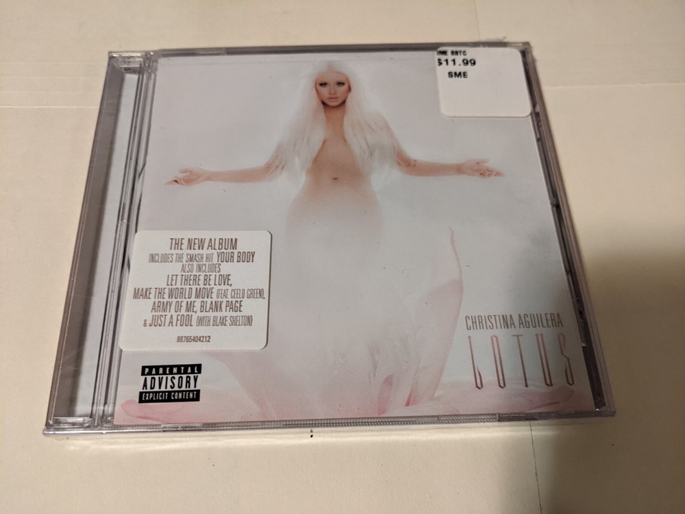 Lotus by Christina Aguilera (CD, 2012) NEW SEALED - READ