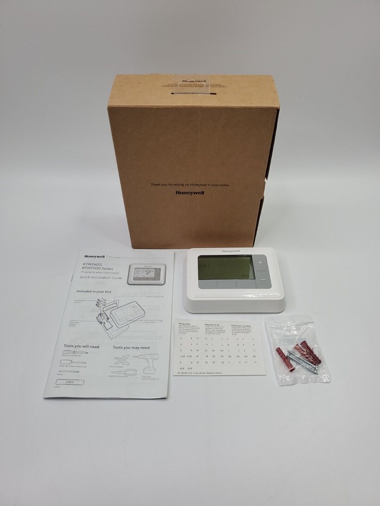 Honeywell thermostat RTH7400, RTH7500 series RTH7560E1001