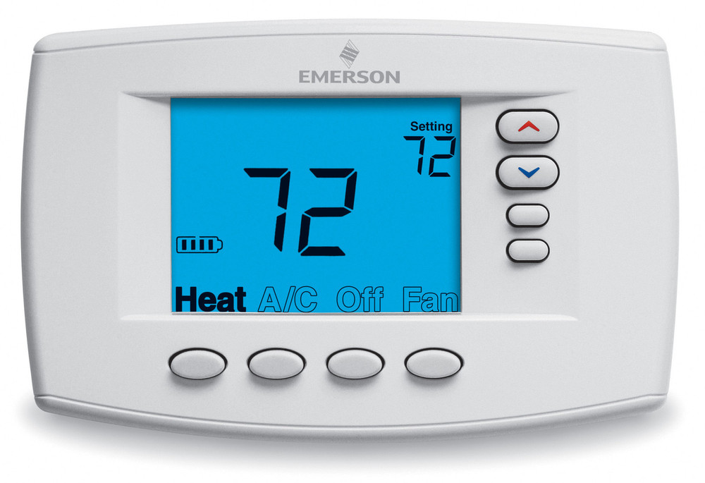 White-Rodgers 1F95EZ-0671 Universal 7-Day Programmable Thermostat - White