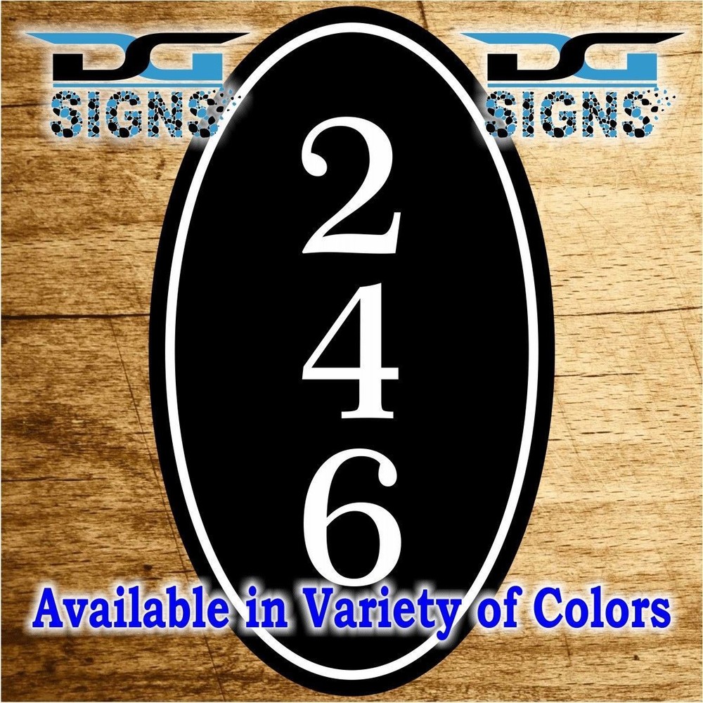 3004 Personalized Home Address Decorative Custom Plaque 12 x 7 Aluminum Sign