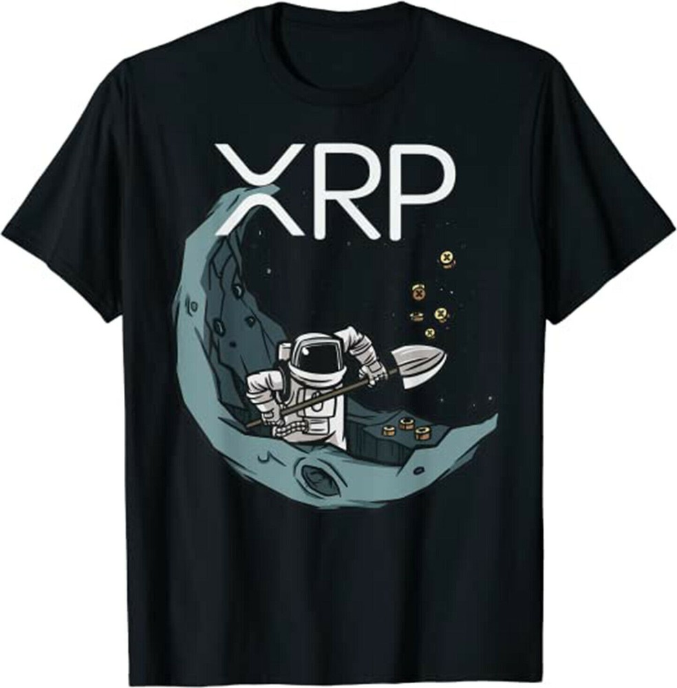 Ripple XRP Coin Bullrun Moon Crypto Cryptocurrency Investor T-Shirt-image