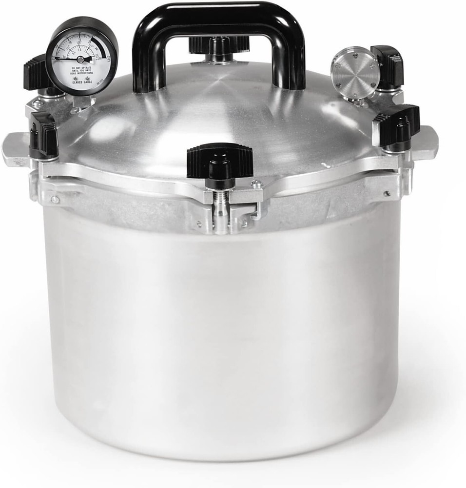 Exclusive 10.5qt Pressure Cooker for Safe Canning - All Stovetop Compatible