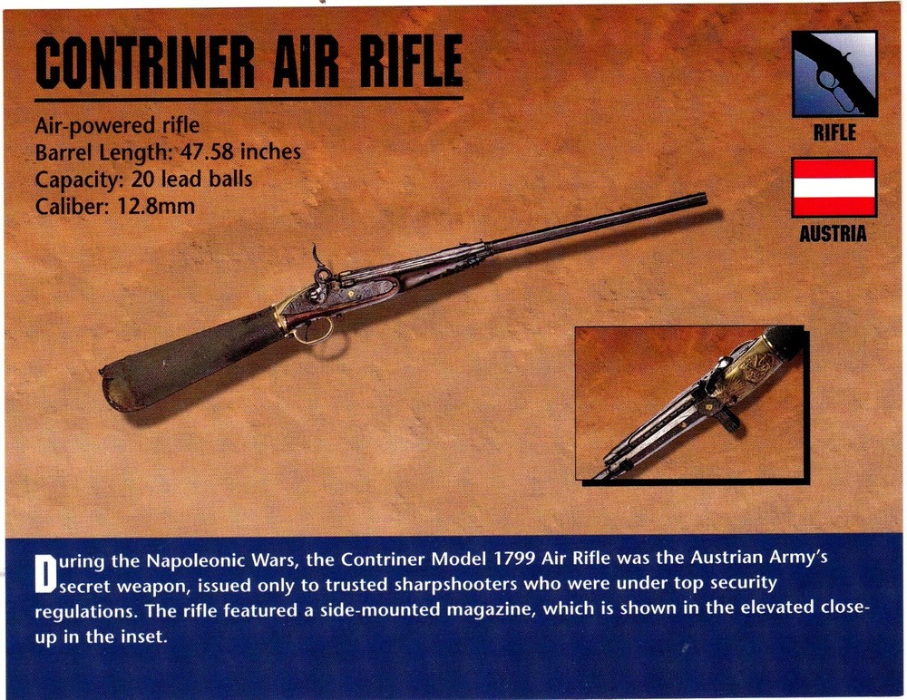 Contriner Air Rifle Classic Firearms Photo Card u