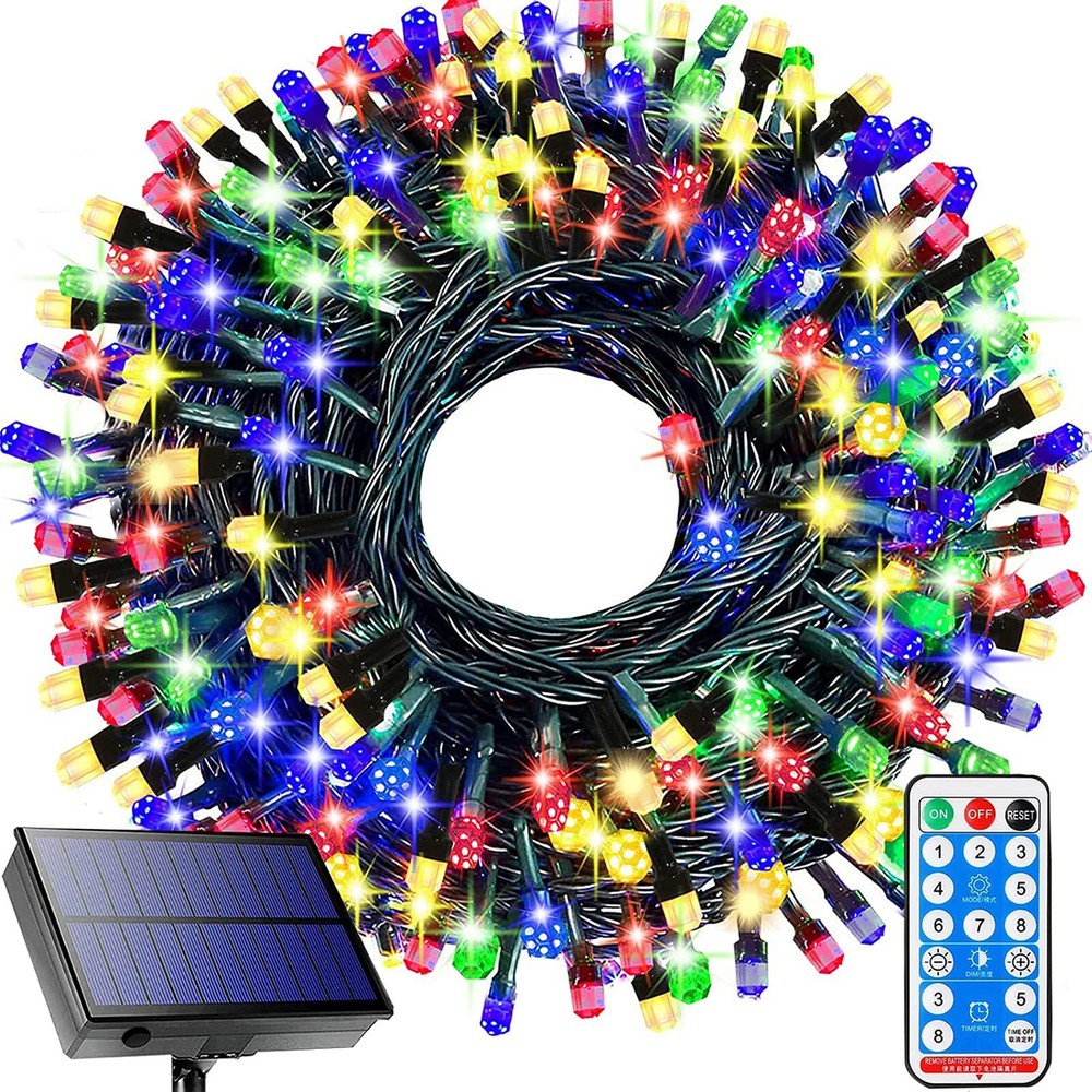 Ucutely Solar String Lights Outdoor,115 Ft 300 LED Solar Christmas Lights wit