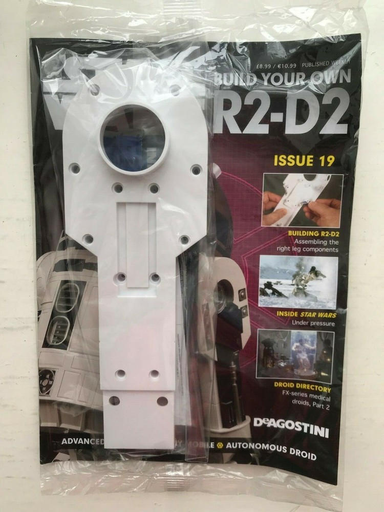 1:2 SCALE DEAGOSTINI STAR WARS BUILD YOUR OWN R2-D2 ISSUE 19 COMPLETE WITH PART