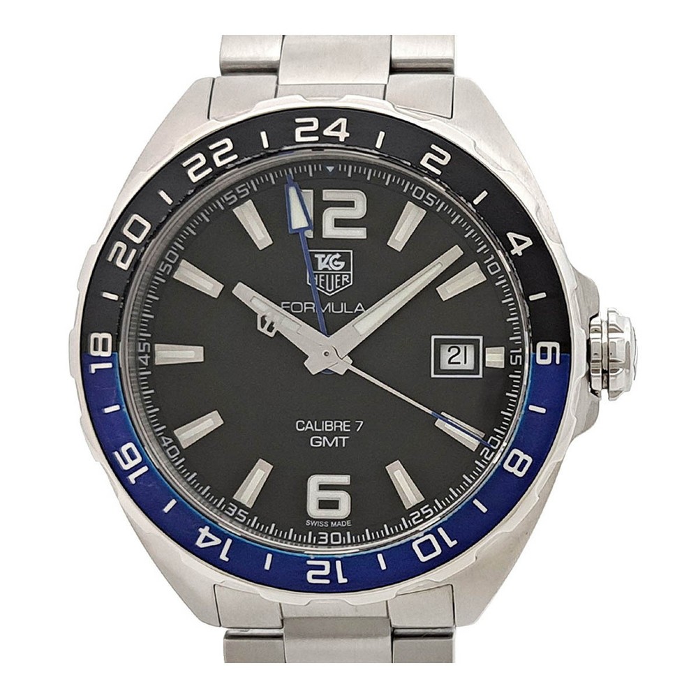TAG Heuer Formula 1 Calibre 7 GMT Automatic Watch WAZ211A Stainless Steel