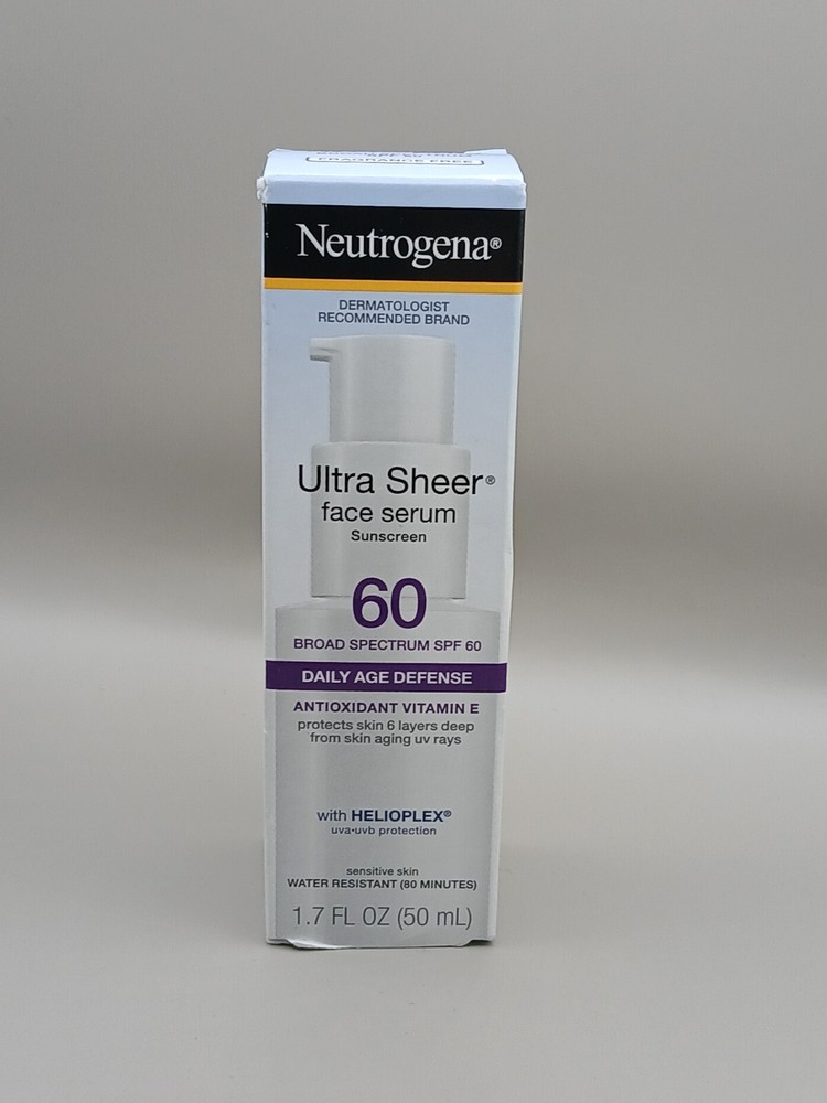 Neutrogena SPF 60 Daily Age Defense 1.7oz  EXP: 01/27