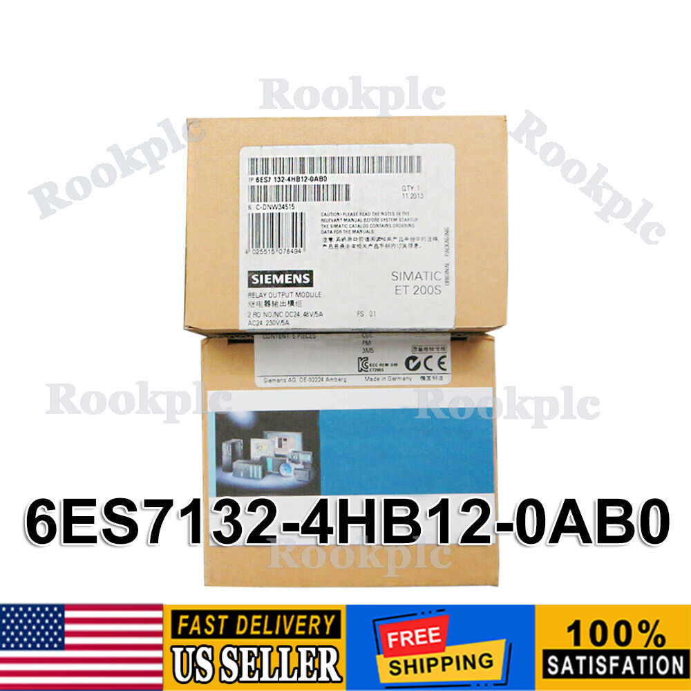 New Siemens DP 5 electronic module ET200S 6ES7132-4HB12-0AB0 6ES7 132-4HB12-0AB0