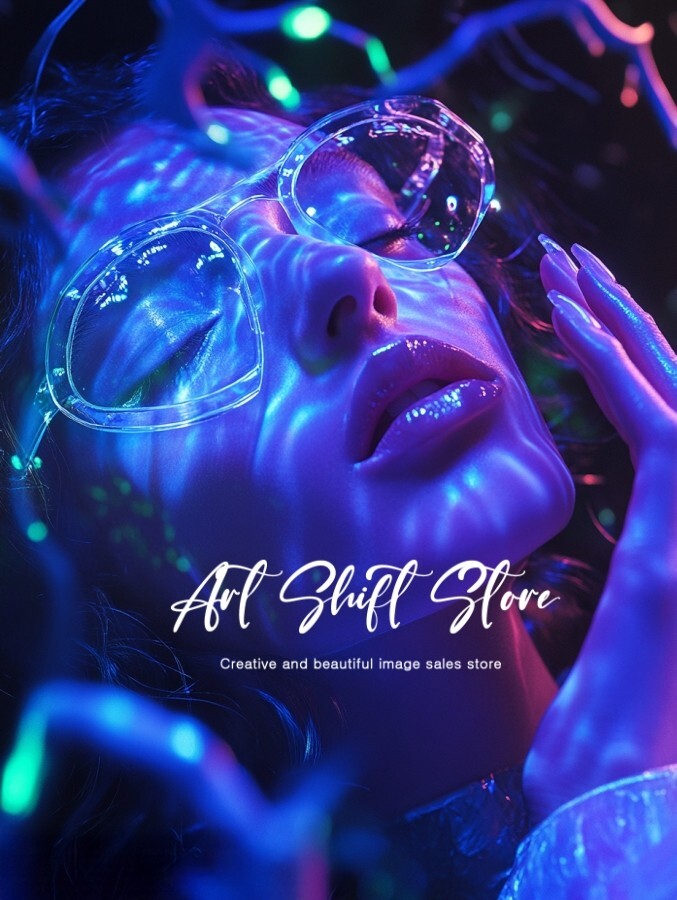 AI Digital Art Portrait Desktop Wallpaper Background Image-image