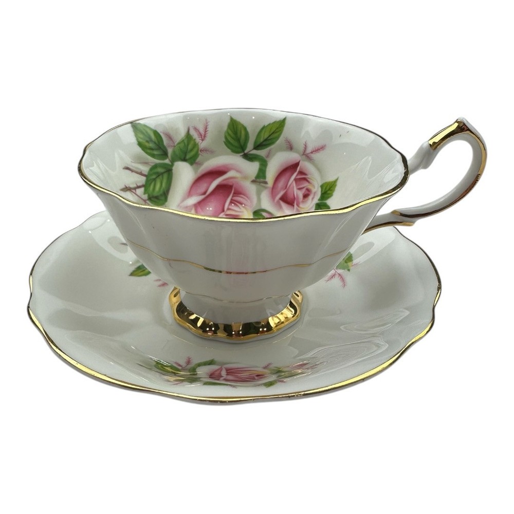Vintage Queen Anne Madame Butterfly Tea Cup Set