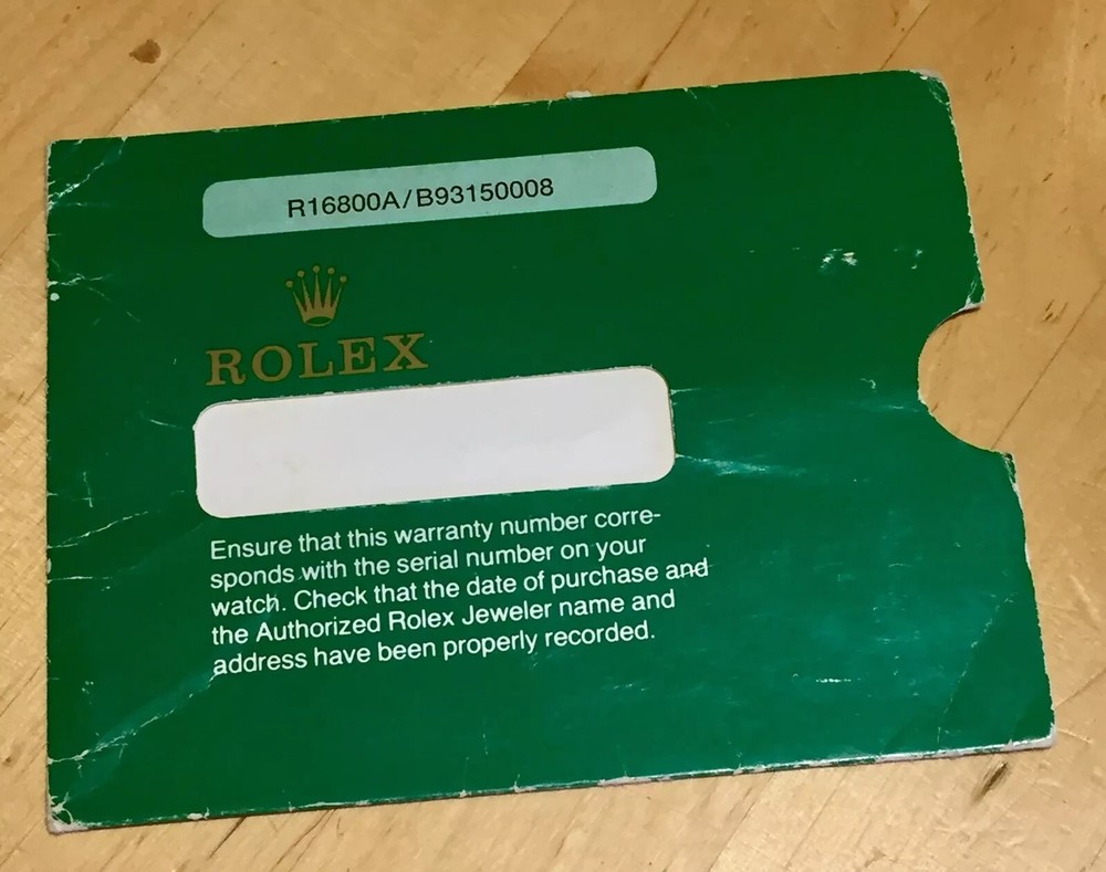 Rolex Customer Service Envelope for Submariner Explorer Daytona Milgauss GMT-image