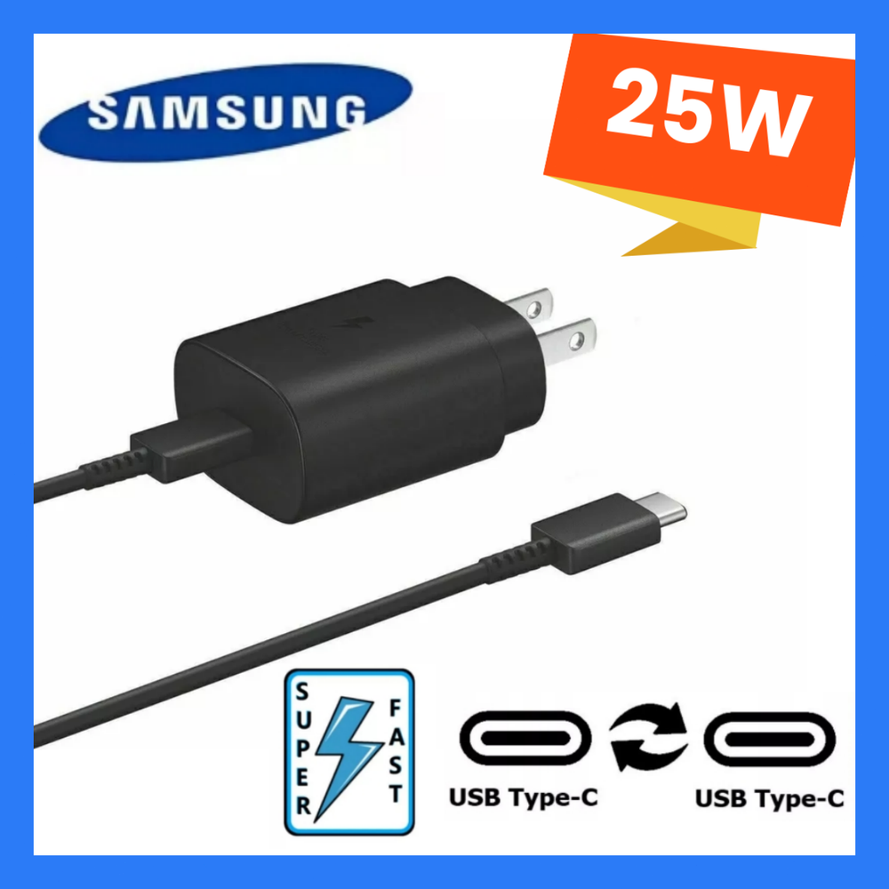🥇25W USB C Wall Charger Super Fast Charging for Samsung Galaxy S21/S22/S23/S24