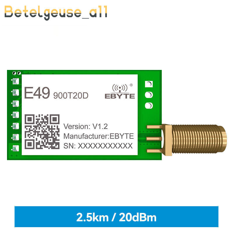 433/915MHz 20dBm TTL Level Output IoT UART Wireless Transceiver Module Low Power-image