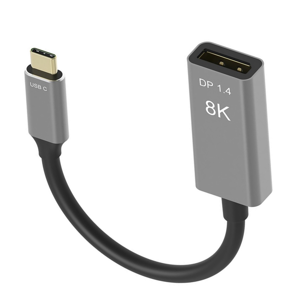 1.4 8K Cable 8K@60Hz 4K@144Hz Converter Thunderbolt 3 to Display Port Adapter