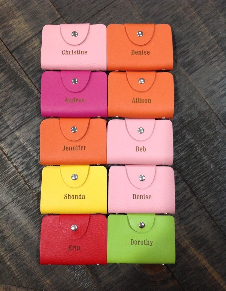 Custom Engraved Credit Card Gift Card Photo Holder  -image