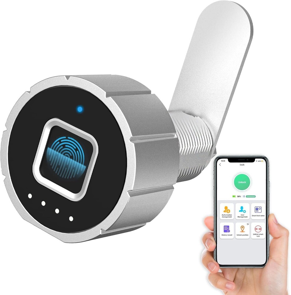 Bluetooth Digital Biometric Cam Lock for Secure Smart Storage-image