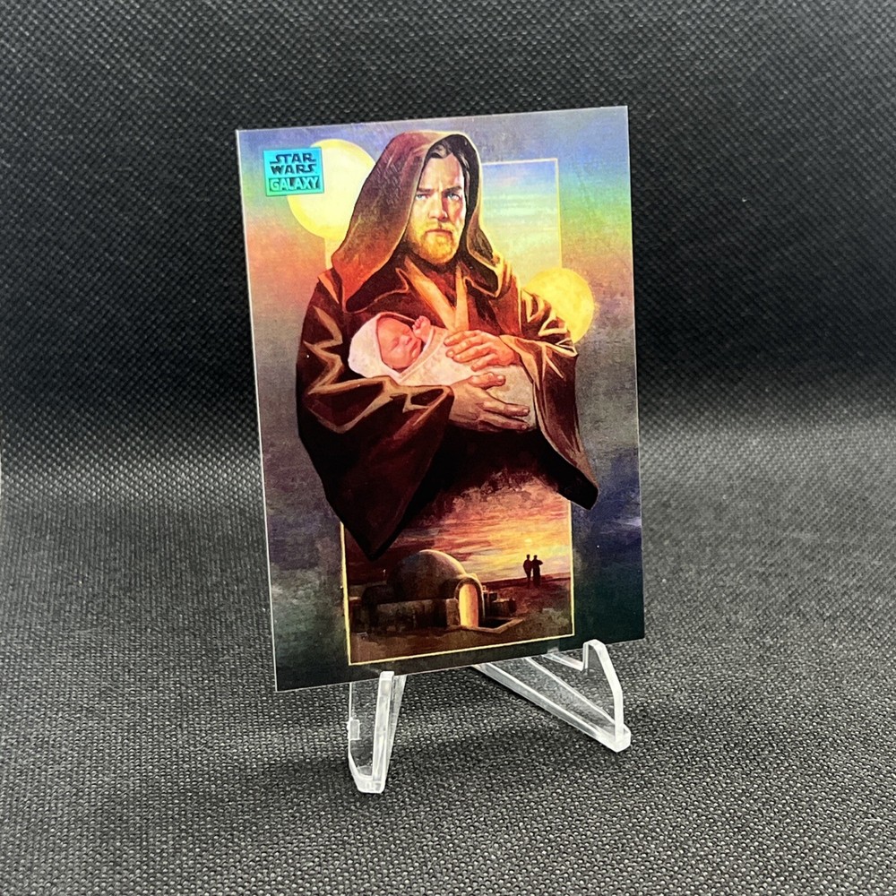 Topps Chrome Star Wars Galaxy 2024 Obi-Wan Aqua Parallel Card /199