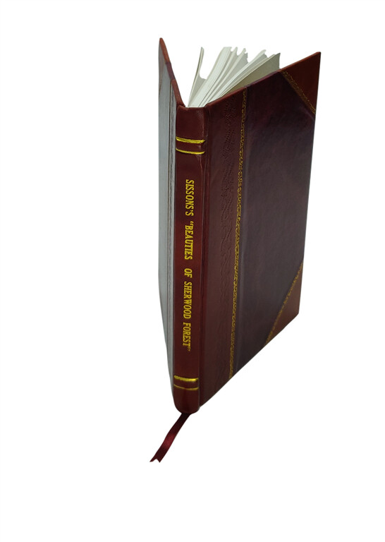 Sissons Beauties of Sherwood Forest Dukeries Guide Leather Bound