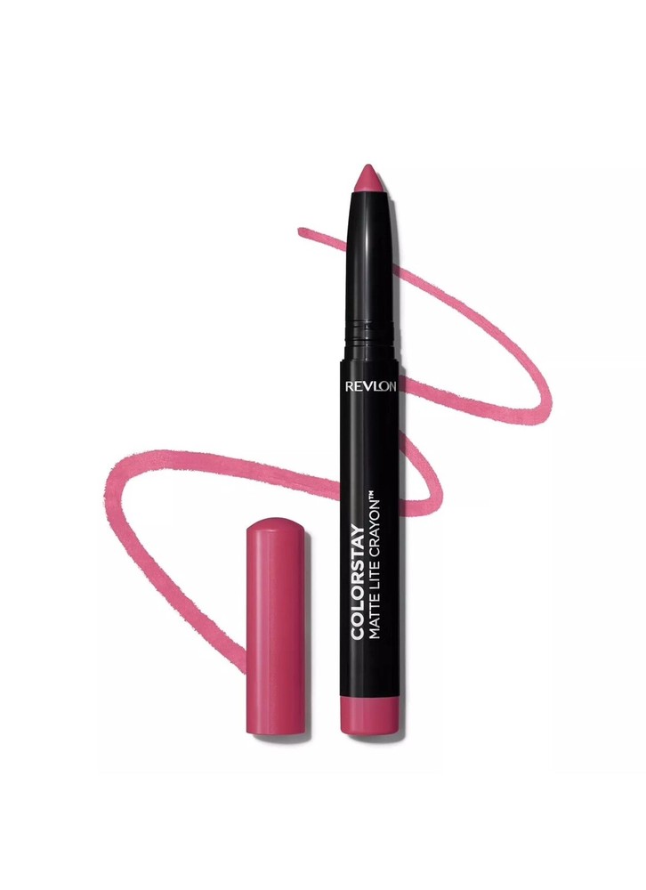 Revlon ColorStay Matte Lite Crayon Lipstick+Sharpener, 006 LIFT OFF