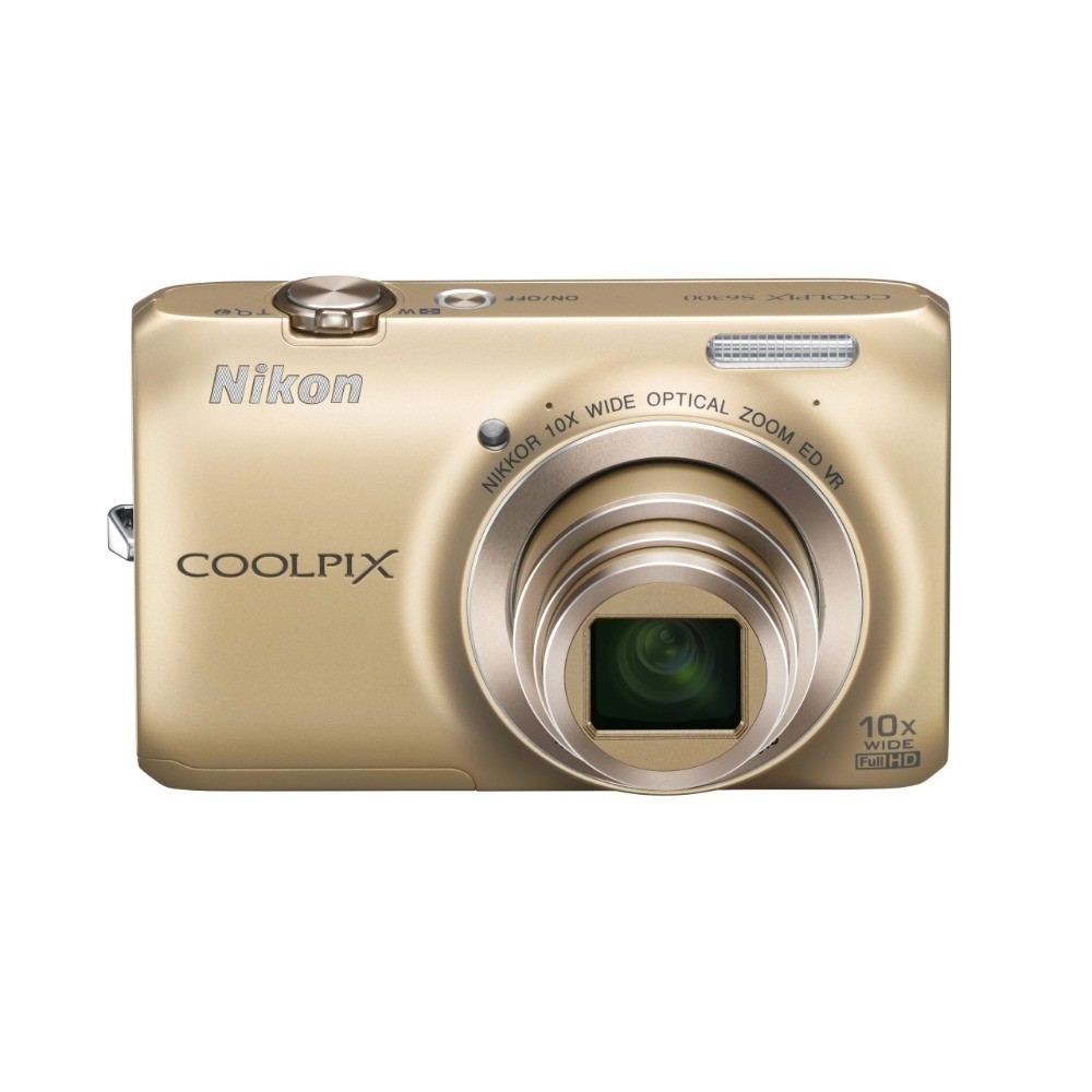 Nikon COOLPIX S6300 Digital Camera 16.0MP 10X Optical Zoom 2.7in Date/Time Stamp