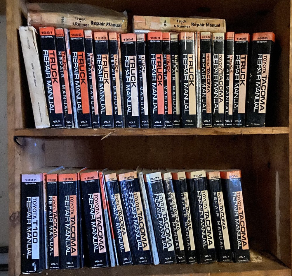 Toyota Tacoma Factory Service Repair Manuals OEM 1991-2006 Choose Your Year