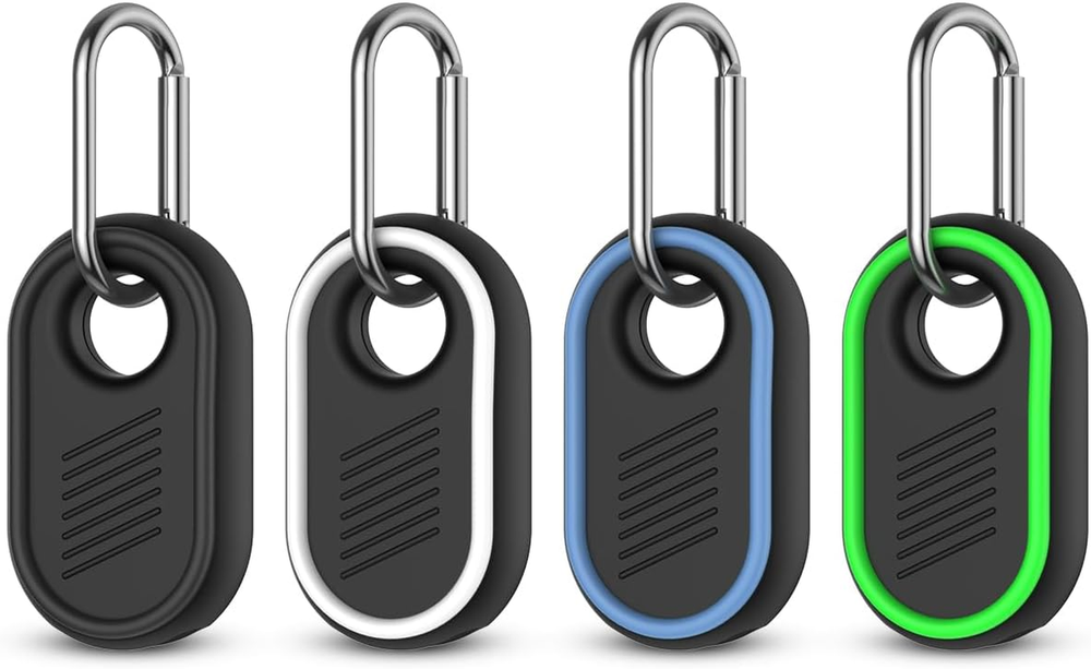 4 Pack Smart Tag 2 Case with Keychain for Samsung Galaxy