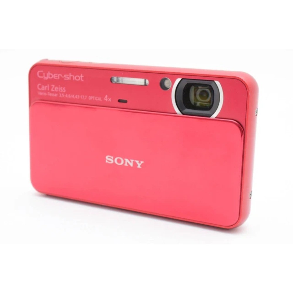 SONY Cyber Shot DSC-T110 Red 16.1MP Digital Camera 4x Optical Zoom