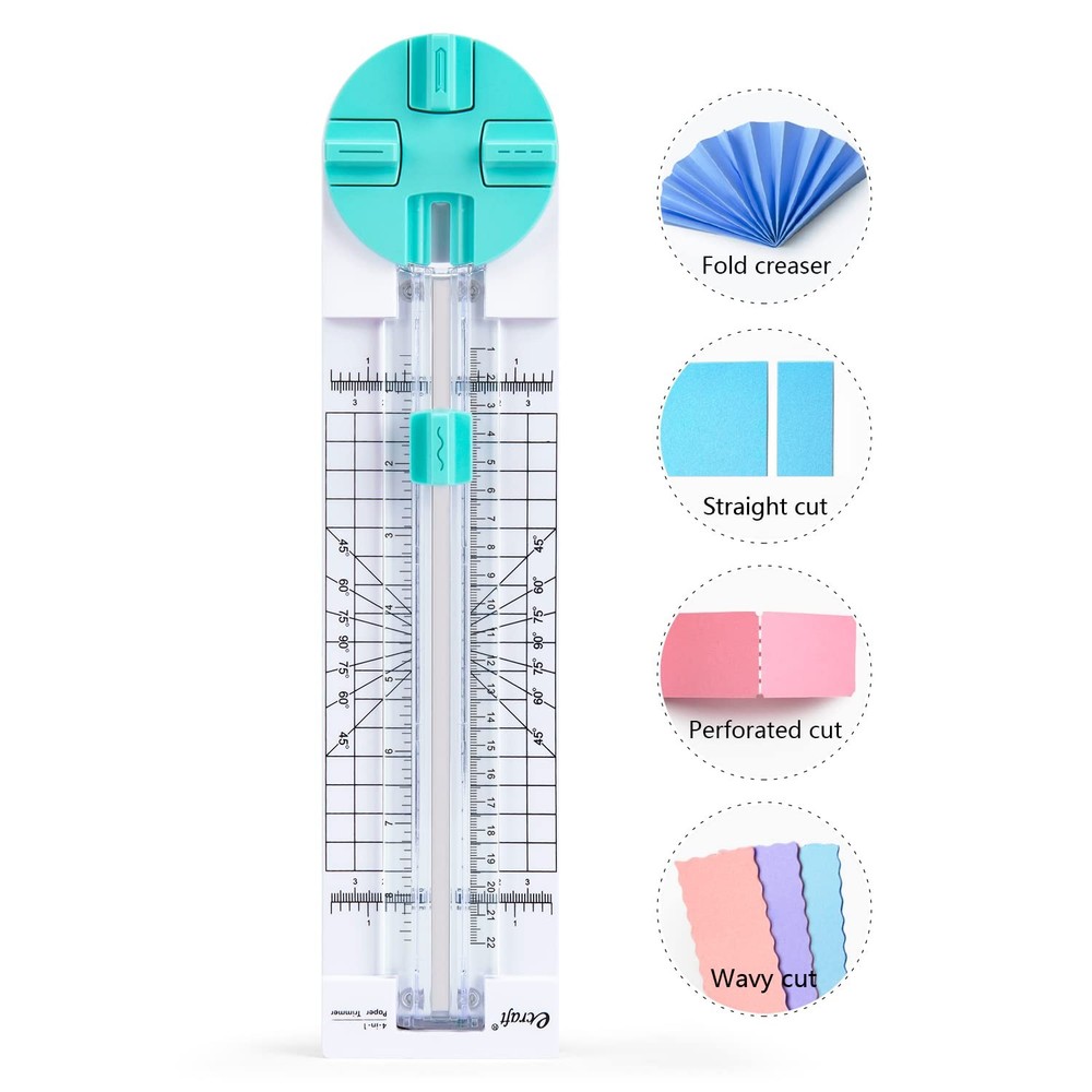 4-in-1 Multi-Function Paper Trimmer & Scrapbooking Cutter USA Made