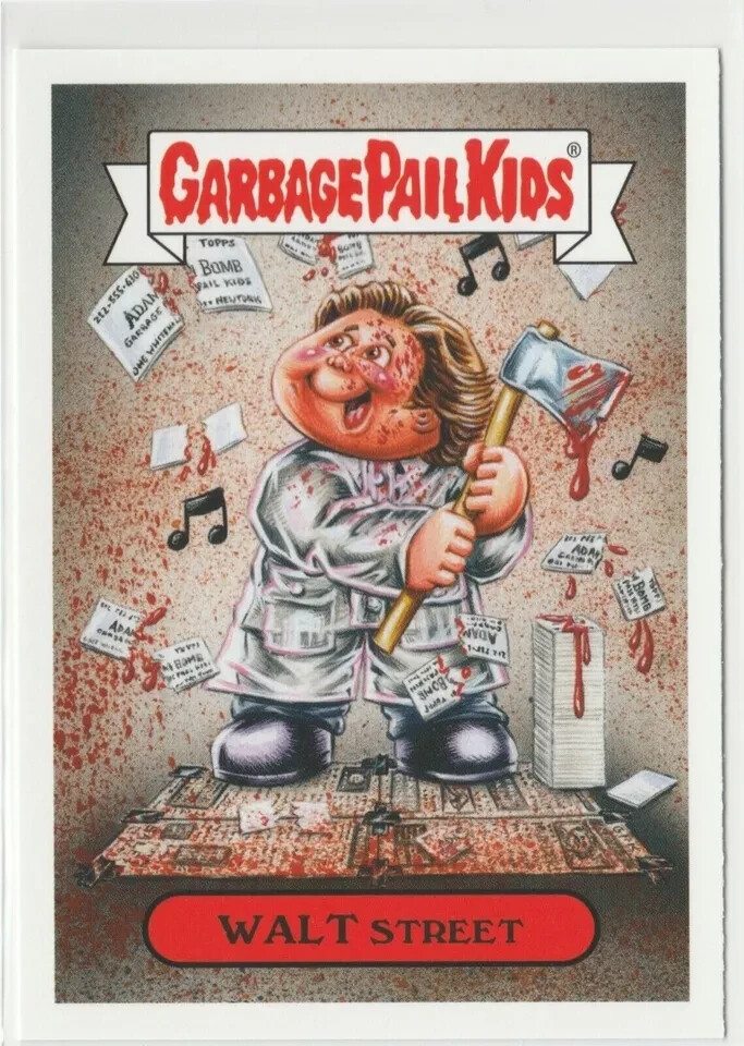 Walt Street Garbage Pail Kids GPK 2019 Revenge of Oh the Horror-ible Card #1b