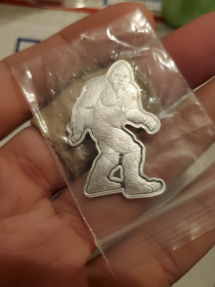 5g .999 Fine Silver Bigfoot Sasquatch Yeti Limited