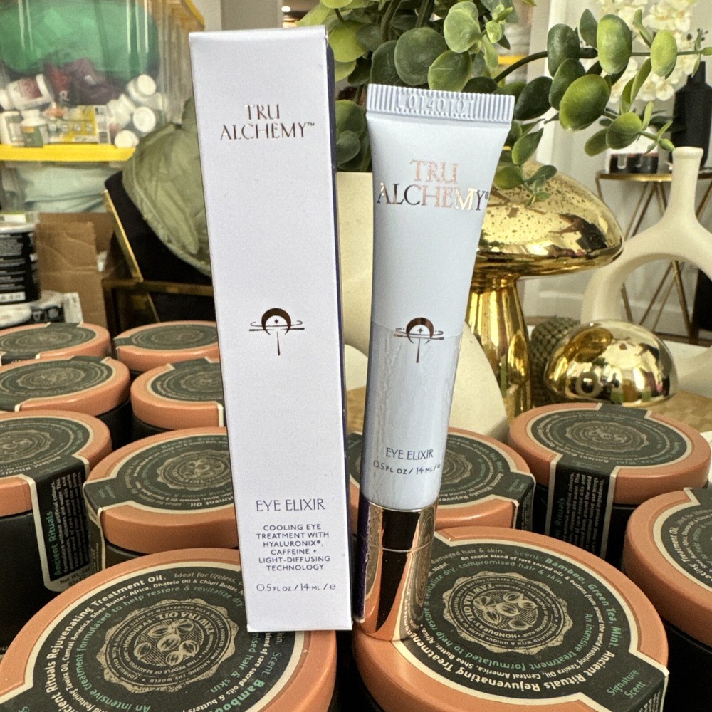 Tru Alchemy Eye Elixir Cooling Eye Treatment Cream - Dark Circle Eye Cream for P