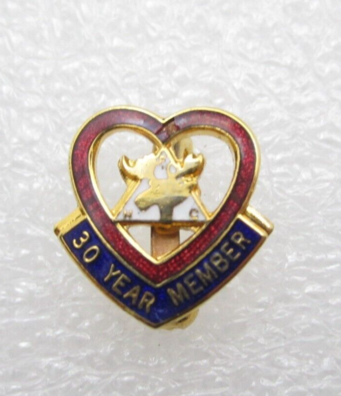 Loyal Order of Moose 30 Year Member Lapel Pin (C991)