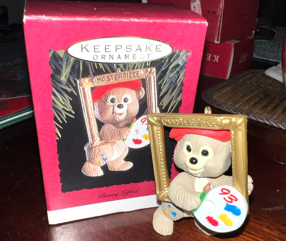 Hallmark Keepsake Beary Gifted Handcrafted Christmas Ornament 1993