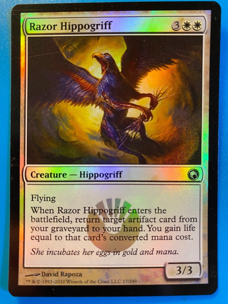 MTG 1x FOIL Razor Hippogriff Scars of Mirrodin Modern Magic the Gathering x1 NM