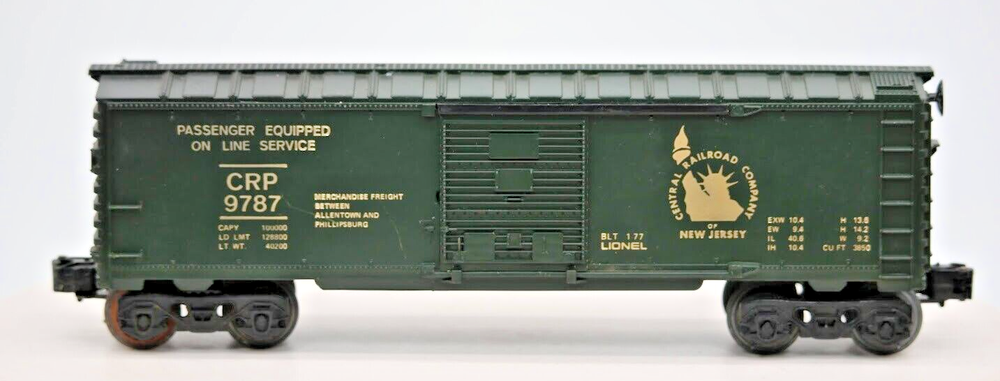 Lionel Jersey Central Box Car 6-9787