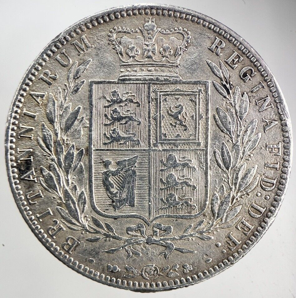 1874 Victoria Half-Crown Silver Coin in Exceptional High Grade Condition