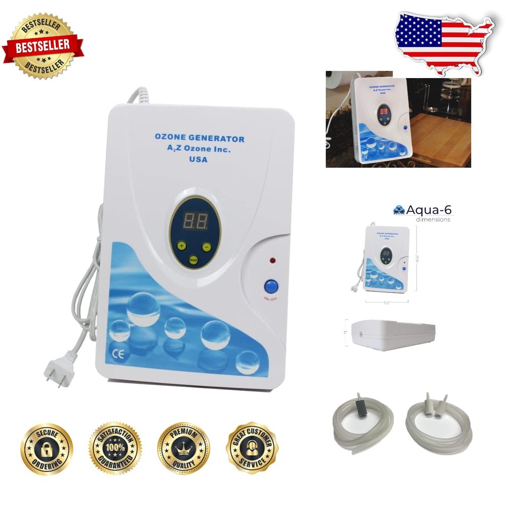 Efficient 120 mg/hour Ozone Generator with Automated Functions for Clean Water-image