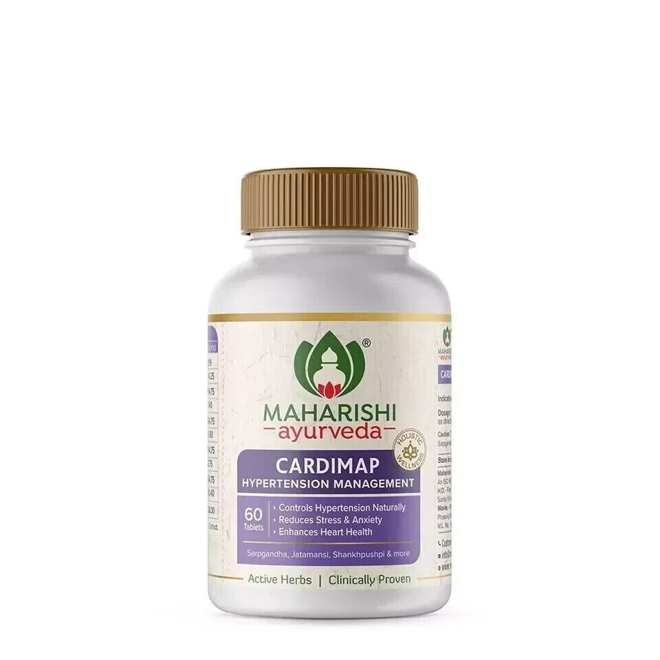 Maharishi Ayurveda CARDIMAP Hypertension Management 60 Ayurvedic Tablets Pack