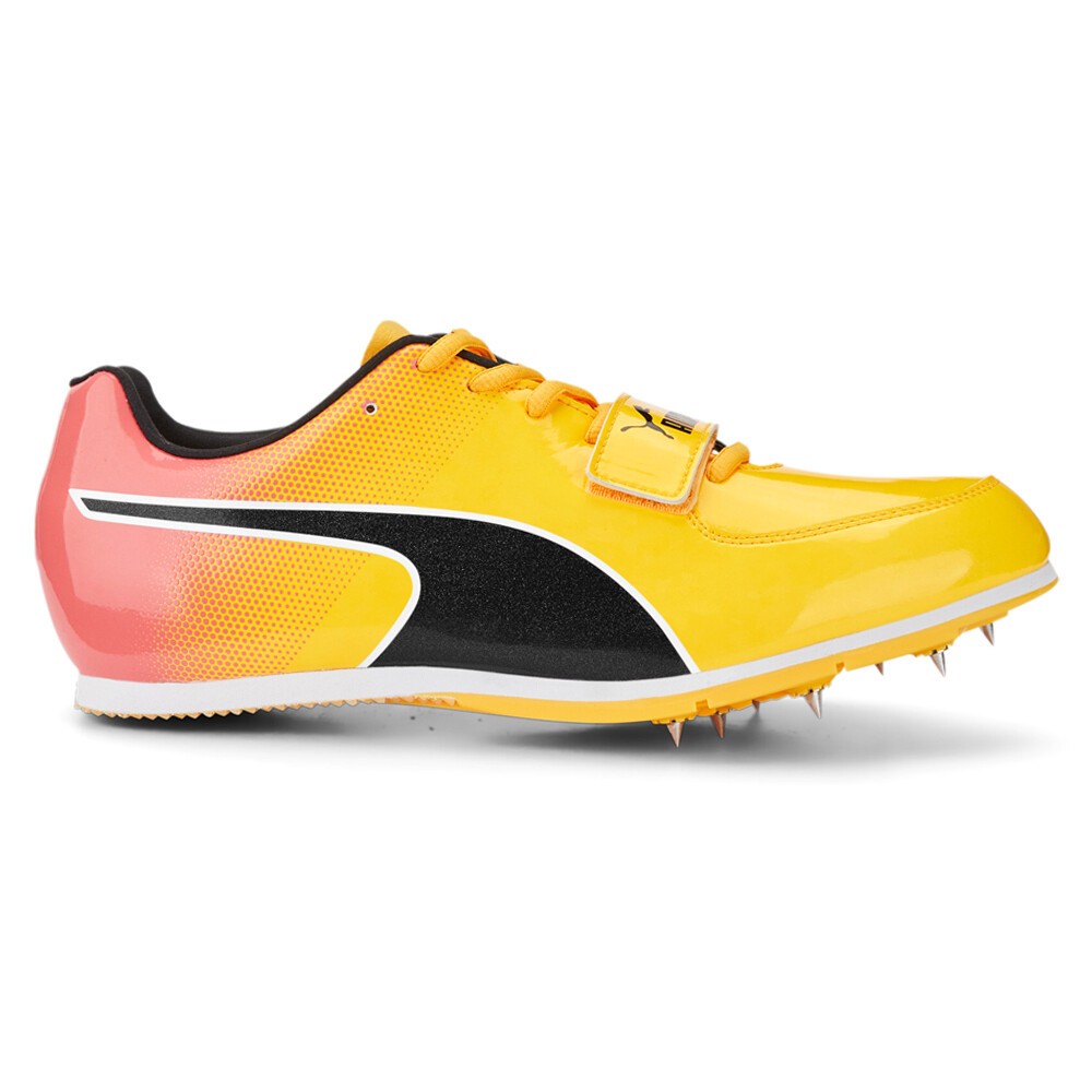 Puma Evospeed Long Jump 10 Running  Mens Yellow Sneakers Athletic Shoes 37700201