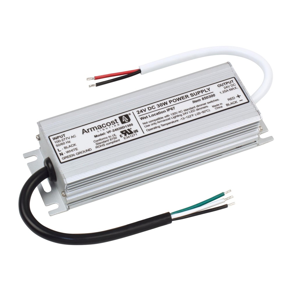 30 Watt Standard Wet Location LED Driver 24V DC 850300