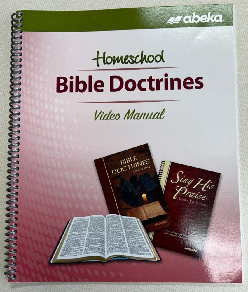 Abeka Homeschool Bible Doctrines Video Manual  (Grade 10), 2012