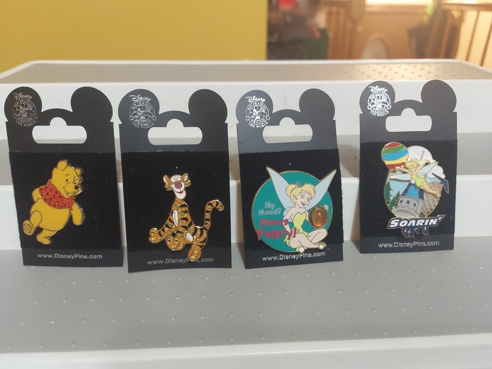 Disney lot of 4  Collector  Trading Pins  Tinker Bell POOH Tigger New