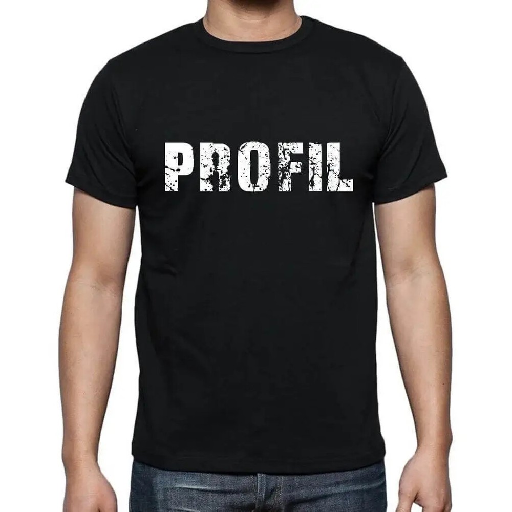 Men's Graphic T-Shirt Profile – Profil – Eco-Friendly Limited Edition