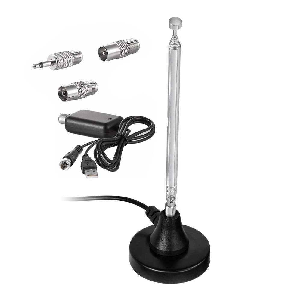 DAB FM Radio Antenna Digital Telescopic Indoor Antenna with Magnetic Base