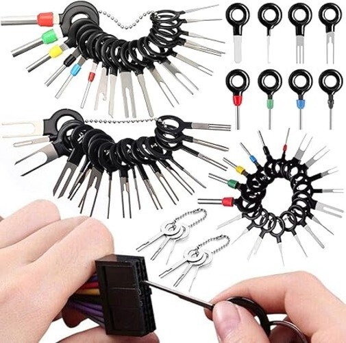 Vignee 60pcs Terminal Removal Tool Kit for Car Wiring & Electrical Repairs