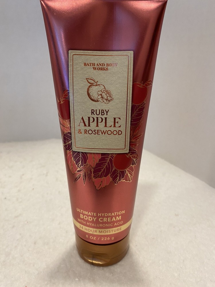 Bath And Body Works Ruby Apple & Rosewood Ultimate Hydration Body Cream 8Oz