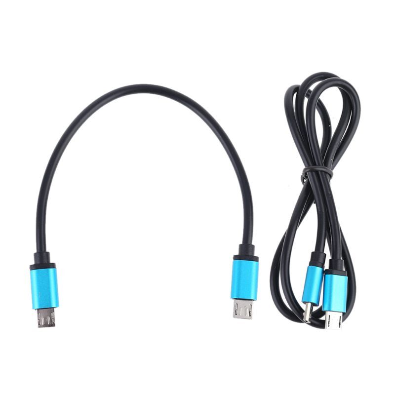 18cm 60cm Micro USB Male to Male 5 Pin OTG Data Cable Adapter
